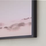 "Suspended time" - Art Print in Chalk Pink by Leia Matt - Frame Close-up