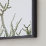 "the rising" - Art Print in cactus green by Kristi Jackson - Frame Close-up