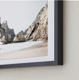 "Praia da Ursa" - Art Print in Storm Gray by Hi Uan Kang Haaga - Frame Close-up