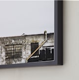 "Brooklyn" - Art Print in Winter White by Kaitlin Rebesco - Frame Close-up