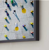 "Palay" - Art Print in Blue Tones by Hello Sophie Design Lab - Frame Close-up