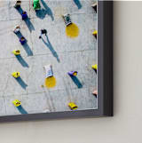 "Palay" - Art Print in Blue Tones by Hello Sophie Design Lab - Frame Close-up
