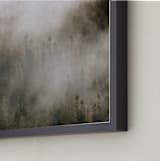 "Pacific North Fog" - Art Print in Forest Green by 1885 Atelier - Frame Close-up