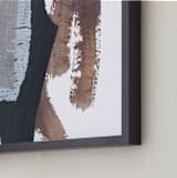 "A Trail to Follow" - Art Print in Obsidian by Jennifer Daily - Frame Close-up