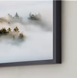 "Revealing I" - Art Print in Seaweed Green by Tania Medeiros - Frame Close-up