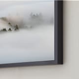 "Revealing II" - Art Print in Seaweed Green by Tania Medeiros - Frame Close-up