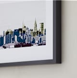 "layers of skyline" - Art Print in White by Van Tsao - Frame Close-up