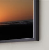 "Peach Beach" - Art Print in Peach by Three Wings North - Frame Close-up