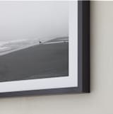 "Contemplating" - Art Print in Mist by Three Wings North - Frame Close-up