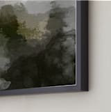 "Foggy Range II" - Art Print in Grey Fog by Tanya Lee Design - Frame Close-up