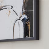 "Porto Passageways" - Art Print in Night by Jeannine Chanin Penn - Frame Close-up
