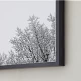 "Frosted Afternoon" - Art Print in Frosted White by Three Wings North - Frame Close-up