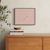 "Birds in Flight" - Art Print in Blush by Kaitie Bryant - In a Room