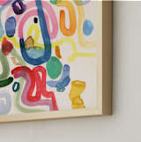 "Daydreaming II" - Art Print in Ivory by Sumak Studio - Frame Close-up