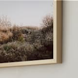 "The Preserve" - Art Print in Wheat by Robin Ott - Frame Close-up