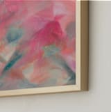 "Pretty Please" - Art Print in Cotton Candy by Brooke Drake - Frame Close-up