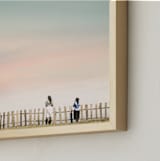 "Balcony of Dreams" - Art Print in Creamy by David Michuki - Frame Close-up