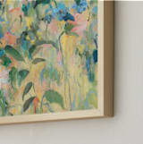 "Sunbeamy" - Art Print in Sunshine Yellow by Sonal Nathwani - Frame Close-up