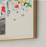 "Daydreaming I" - Art Print in Ivory by Sumak Studio - Frame Close-up