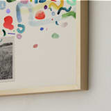 "Daydreaming I" - Art Print in Ivory by Sumak Studio - Frame Close-up