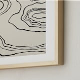 "Walkabout" - Art Print in Paperwhite by Kelly Johnston - Frame Close-up