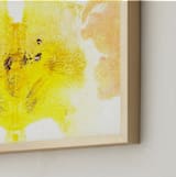 "Sunshine State" - Art Print in sunshine yellow by Lauren Packard - Frame Close-up