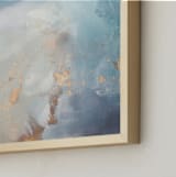 "undertow - horizontal" - Art Print in Gray Blue by Julia Contacessi - Frame Close-up