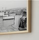 "Corbusier Roof" - Art Print in Paris White by Krissy Bengtson - Frame Close-up
