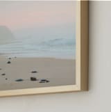 "Pacific Dusk" - Art Print in Sunset Blush by Janel Galvez - Frame Close-up