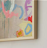 "Love Bugs" - Art Print in Sweet Lilac by Nicole Simms - Frame Close-up