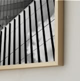 "Subdivision #1" - Art Print in noir black by Van Tsao - Frame Close-up