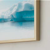 "Crystalline Shapes#2" - Art Print in freeze point by Van Tsao - Frame Close-up