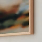 "Passing By" - Art Print in Deep Teal by Parima Studio - Frame Close-up