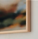 "Passing By" - Art Print in Deep Teal by Parima Studio - Frame Close-up