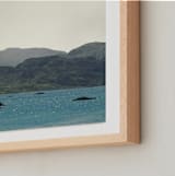"Landscape 1" - Art Print in Ocean Blue by lulu and isabelle - Frame Close-up