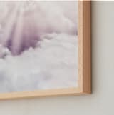 "Beyond The Clouds" - Art Print in Lilac by Alicia Youngken - Frame Close-up