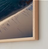 "Deep Blue Sea" - Art Print in Indigo Blue by Benno and Noosa - Frame Close-up