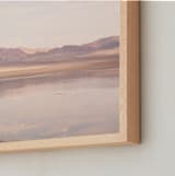 "desert lake" - Art Print in pastel by jessi gilbert - Frame Close-up