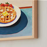 "Breakfast at the Diner" - Art Print in Retro by taylorVdesign - Frame Close-up