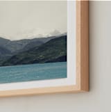"Landscape 2" - Art Print in Ocean Blue by lulu and isabelle - Frame Close-up