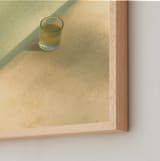 "Tea Time by the Pool" - Art Print in Poolside by Rasa Puzinaite - Frame Close-up