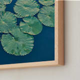 "Painted Lily Pads" - Art Print in Lily Pad by Jessica C Nugent - Frame Close-up