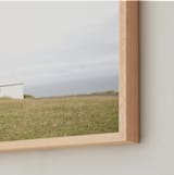"Ocean Views" - Art Print in Meadow by Erika Pruett - Frame Close-up