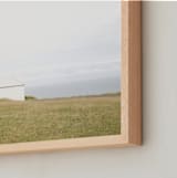 "Ocean Views" - Art Print in Meadow by Erika Pruett - Frame Close-up