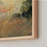"Take Me Home II" - Art Print in Wheat by Lindsay Megahed - Frame Close-up