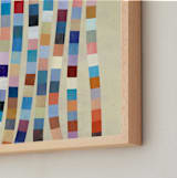 "Strands" - Art Print in Cream by melanie mikecz - Frame Close-up