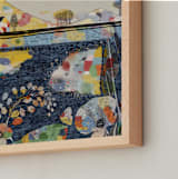 "The Lake House" - Art Print in Polo Blue by Lee-Anne Schmidt - Frame Close-up