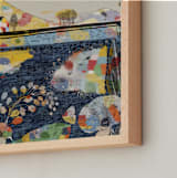 "The Lake House" - Art Print in Polo Blue by Lee-Anne Schmidt - Frame Close-up