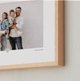 "With a Heart: Landscape Framed Photo" - Framed Photo in Taupe by Laura Hamm - Frame Close-up
