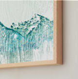 "Escape " - Art Print in Sea by SimpleTe Design - Frame Close-up